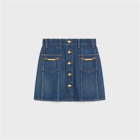 celine mini dresses|Celine denim skirt.